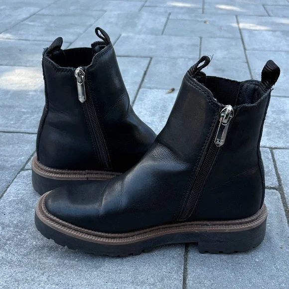 Sam Edelman Youth Black Leather Boots - Picture 7 of 7